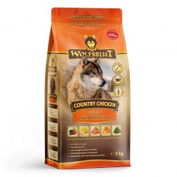 Wolfsbluttrockenfuttercountrychickenfront2kg