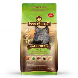 Wolfsbluttrockenfutterdarkforestfrontal2kg 0